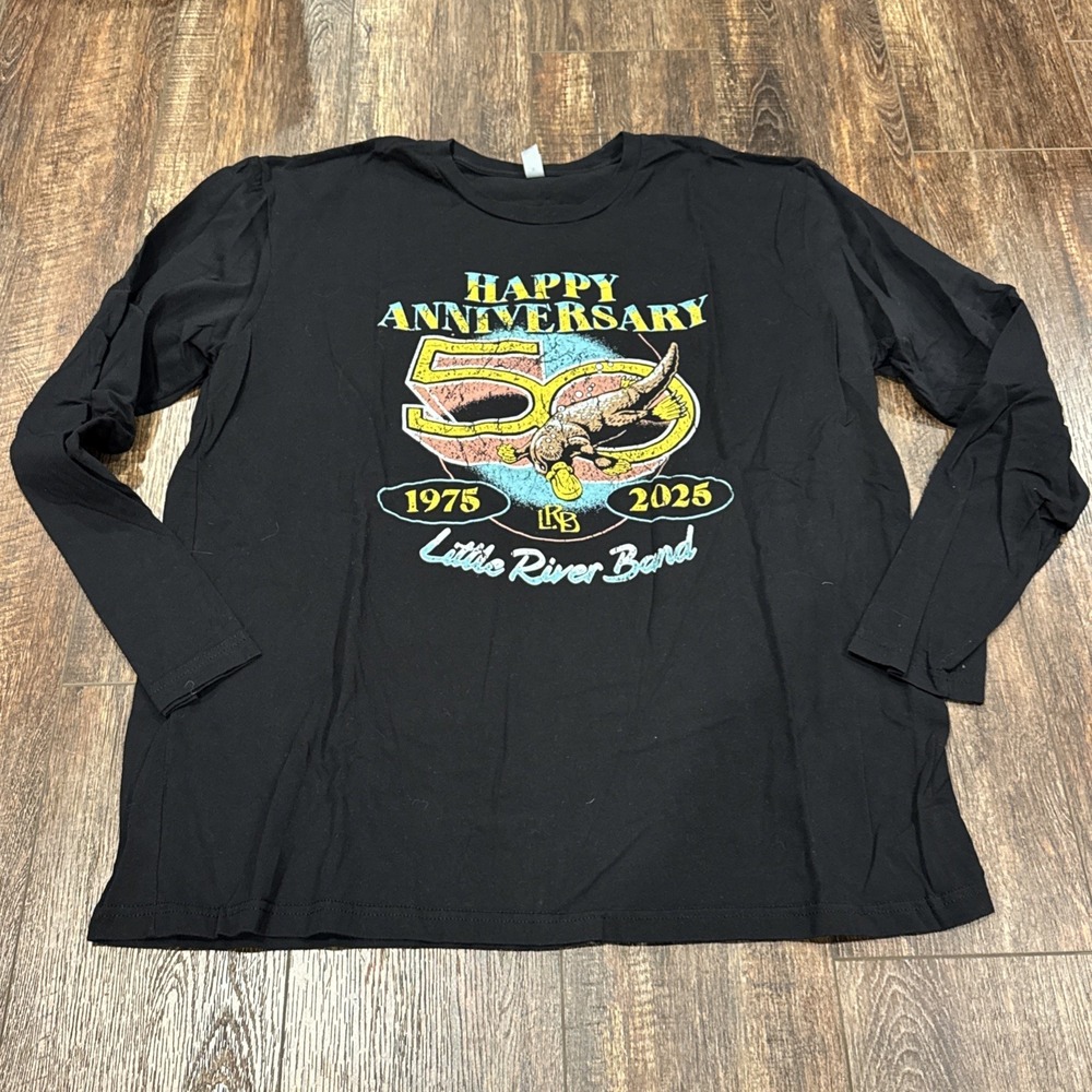 Little River Band 50th Anniversary Men's Longsleeve T Shirt XXL 100% Cotton